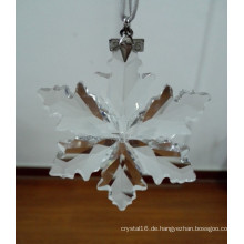 Hohe Qualiy Annual Edition Kristall Schneeflocken Ornament, Kristall Schneeflocke Anhänger, Crystal Hanging Snowflake